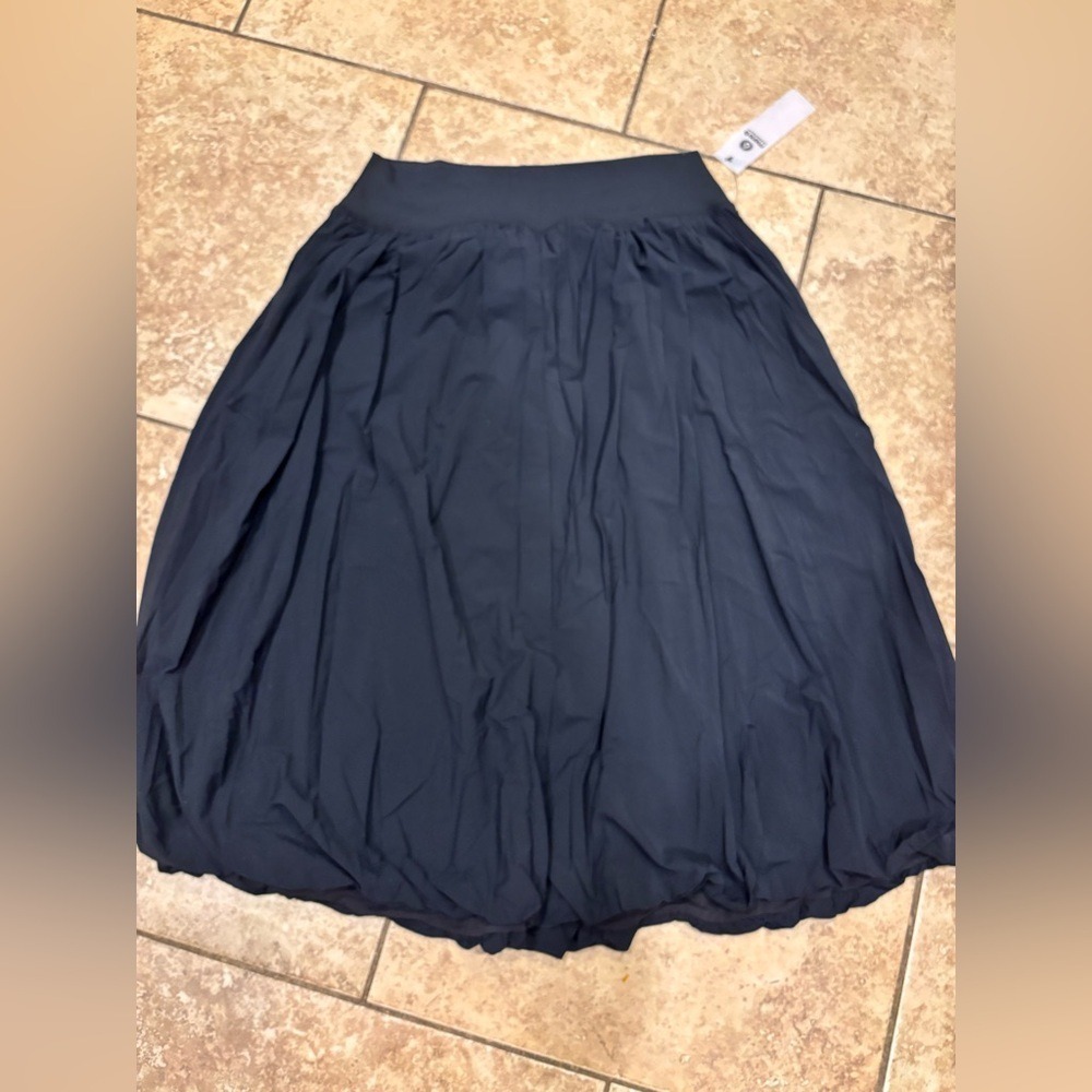 ⛱️🔥Mono B - Black Bubble Midi Skirt - L